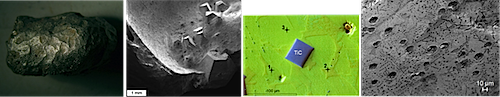 iron silicides xifengite gupeiite hapkeite ? moissanite micro-craters chiemgau impact